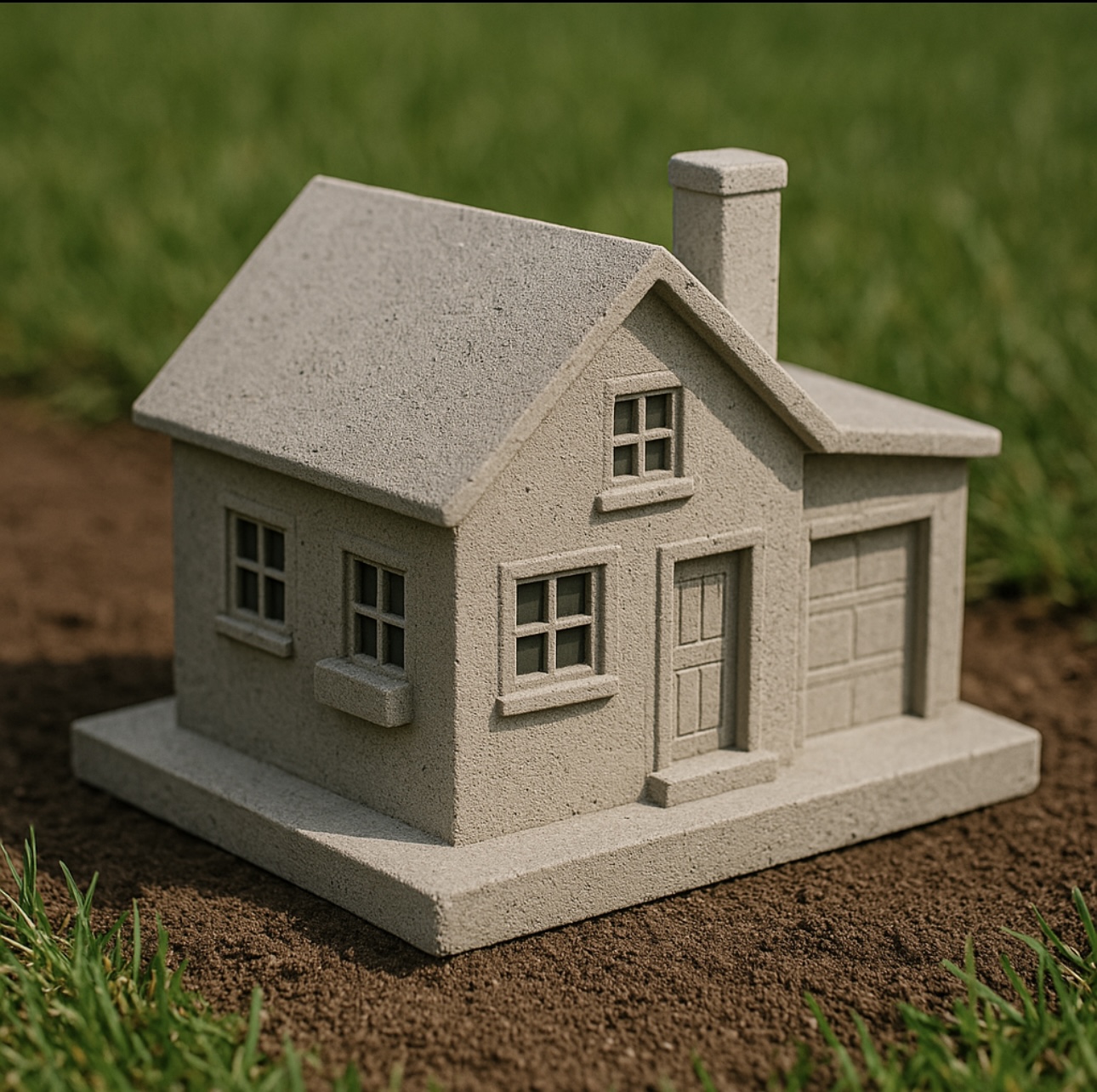 Concrete House Model 4